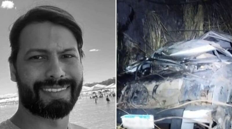 Homem morre após carro capotar e sair da pista na BR-242