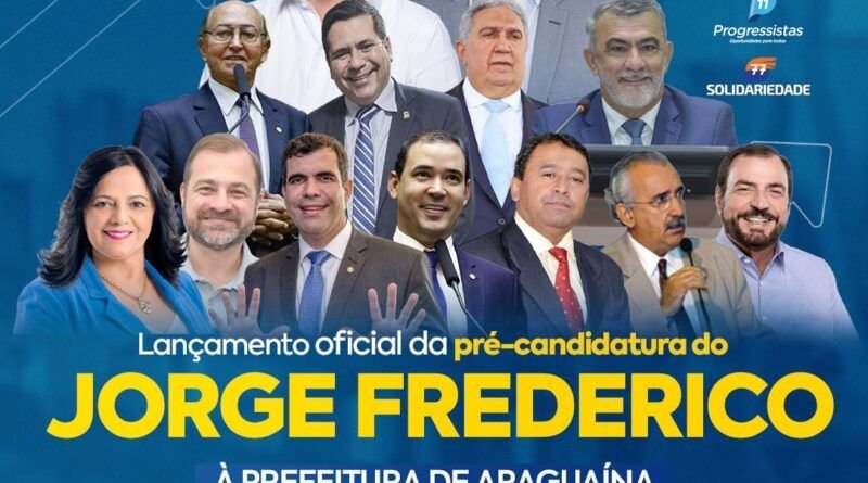 Ao lado de Wanderlei Barbosa e diversos aliados políticos, Jorge Frederico lança hoje oficialmente sua pré-candidatura