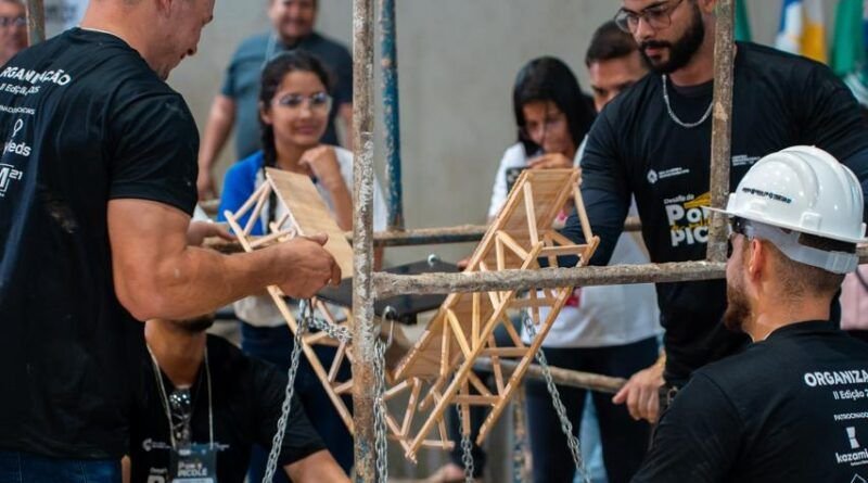 De Palitos de Picolé a Pontes de 200kg: desafio do UNITPAC revela talentos em Araguaína