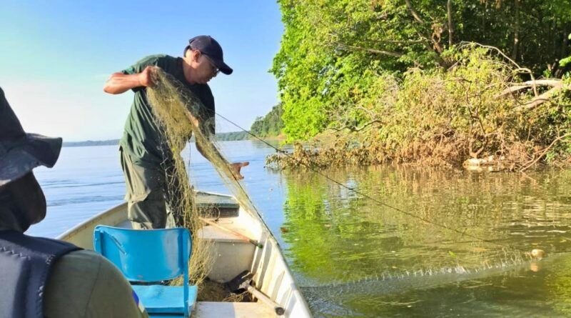 Operação Malha Fina do Naturatins apreende mais de 3 mil metros de redes de pesca