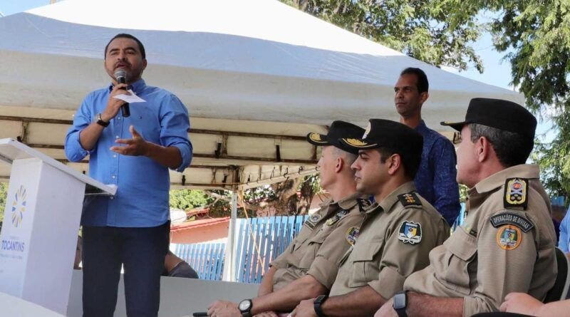 Governador Wanderlei Barbosa inaugura obras das unidades da Polícia Militar de Arraias e Palmeirópolis