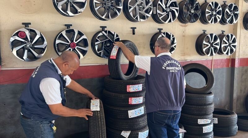 Inmetro e Receita Federal realizam operação especial Pneus importados