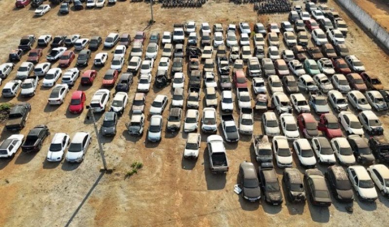 Detran realiza leilão com 547 veÃculos em AraguaÃna nos dias 17 e 18 de dezembro
