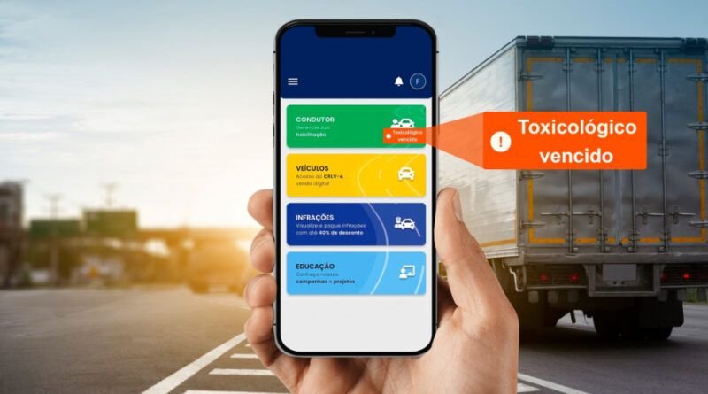Detran/TO alerta: 30 de abril é o prazo final para que os motoristas com CNH vencendo entre os meses de julho e dezembro façam o toxicológico