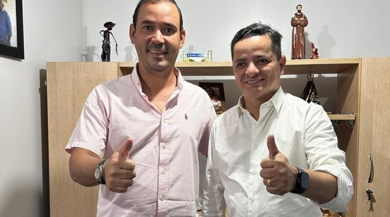 Deputado Vicentinho Júnior, presidente do PP no Tocantins, declara apoio à pré-candidatura de Jorge Frederico