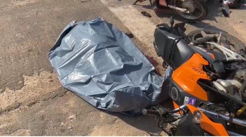 Mulher morre em acidente entre duas motos no bairro São João, em Araguaína