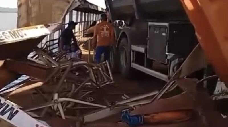 Batida entre duas balsas deixa feridos em Porto Nacional