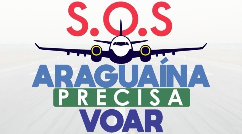 Com aeroporto há mais de 10 anos em reforma, ACIARA lança campanha ?Araguaína precisa voar?
