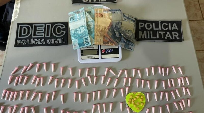 Polícia Civil deflagra operação Mordomia, prende quatro traficantes e apreende centenas de porções de drogas