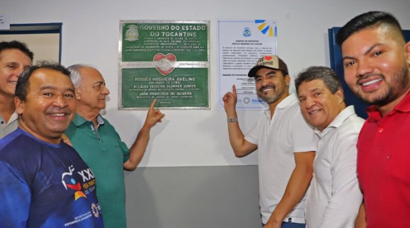 Governador Wanderlei Barbosa entrega reforma de Ginásio de Esportes em Paraíso do Tocantins