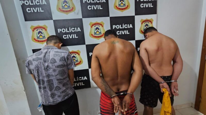 Operação da PolÃcia Civil resulta na prisão de quatro pessoas e apreensão de drogas e armas de fogo