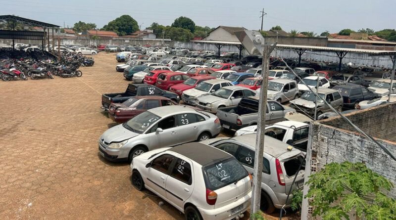 Detran realiza leilão de quase 500 veÃculos