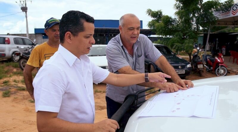 Obra iniciada! A pedido de Jorge Frederico, Ageto já trabalha na construção do trevo da TO-222