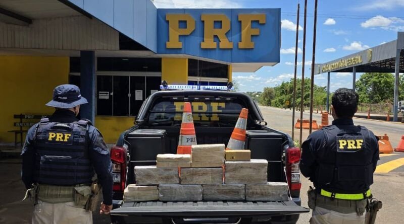 PRF apreende mais de 20 kg de maconha transportada por adolescente no Tocantins