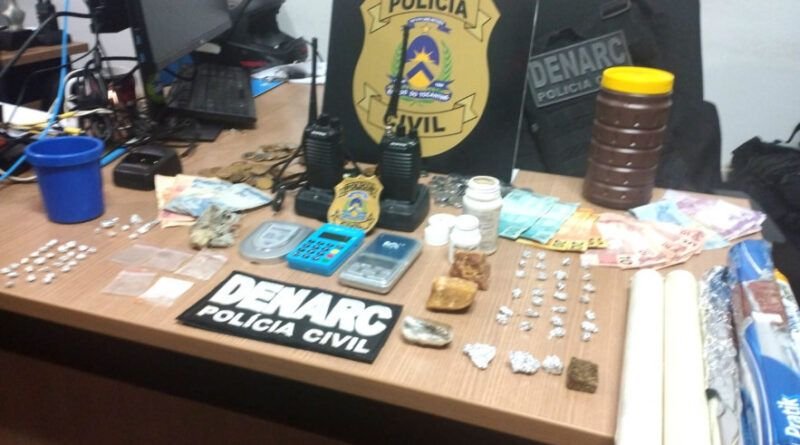 Polícia Civil prende seis traficantes de drogas em Araguaína