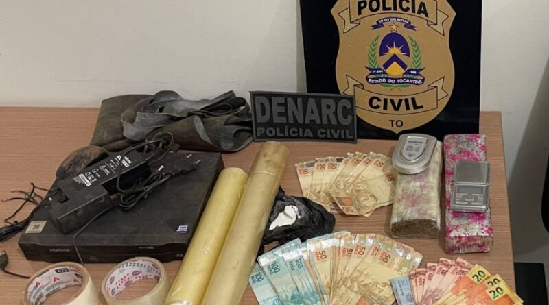 Denarc fecha pela segunda vez ponto de venda de drogas e prende traficante em AraguaÃna