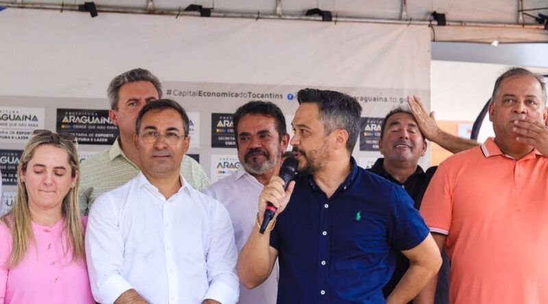 Nova Praça das Bandeiras simboliza sonho realizado dos araguainenses, diz Max Fleury