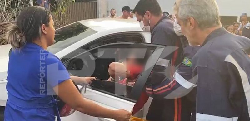 Rone foi socorrido pelo SAMU