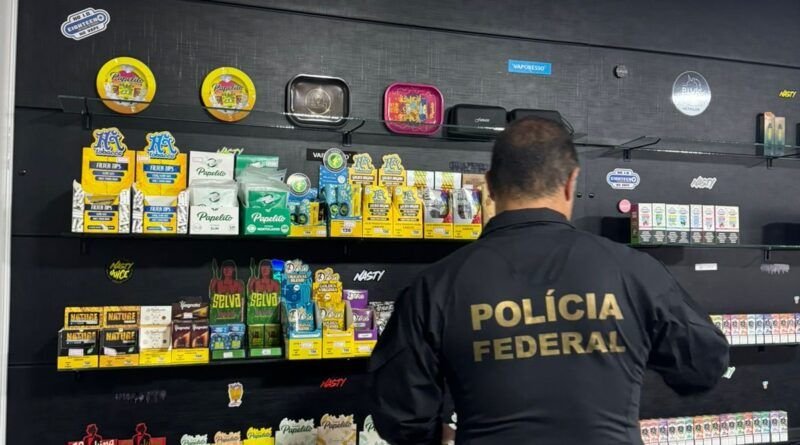 PF apura esquema de venda ilegal de cigarros eletrônicos que teria movimentado R$ 5 milhões no Tocantins