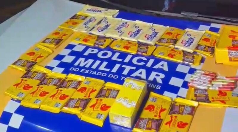 Adolescente é apreendido após invadir loja pelo telhado e furtar doces em Araguaína