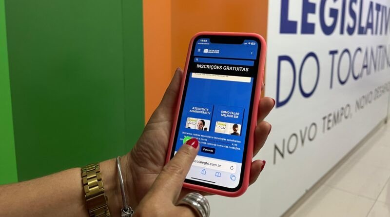 Últimos dias para inscrições nos cursos gratuitos da Escola do  Legislativo do Tocantins